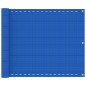 vidaXL Balkon-Sichtschutz Blau 75x500 cm HDPE vidaXL Balkon-Sichtschutz Blau 75x500 cm HDPE