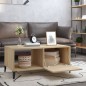vidaXL Couchtisch Sonoma-Eiche 90x50x40 cm Holzwerkstoff vidaXL Couchtisch Sonoma-Eiche 90x50x40 cm Holzwerkstoff