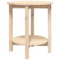 vidaXL Couchtisch Ø 55x60 cm Massivholz Kiefer vidaXL Couchtisch Ø 55x60 cm Massivholz Kiefer