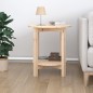 vidaXL Couchtisch Ø 55x60 cm Massivholz Kiefer vidaXL Couchtisch Ø 55x60 cm Massivholz Kiefer
