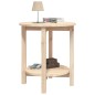 vidaXL Couchtisch Ø 55x60 cm Massivholz Kiefer vidaXL Couchtisch Ø 55x60 cm Massivholz Kiefer