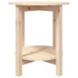 vidaXL Couchtisch Ø 55x60 cm Massivholz Kiefer vidaXL Couchtisch Ø 55x60 cm Massivholz Kiefer