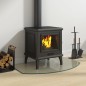 vidaXL Kaminofen Glasplatte 80x50 cm vidaXL Kaminofen Glasplatte 80x50 cm