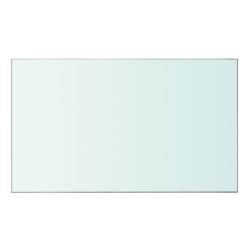 vidaXL Regalboden Glas Transparent 50 cm x 30 cm