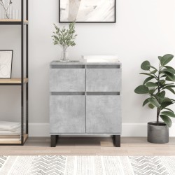vidaXL Sideboard Betongrau 60x35x70 cm Holzwerkstoff