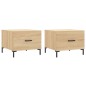 vidaXL Couchtische 2 Stk. Sonoma-Eiche 50x50x40 cm Holzwerkstoff vidaXL Couchtische 2 Stk. Sonoma-Eiche 50x50x40 cm Holzwerkstoff