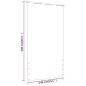 vidaXL Balkon-Sichtschutz Blau 140x240 cm Oxford-Gewebe vidaXL Balkon-Sichtschutz Blau 140x240 cm Oxford-Gewebe