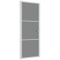 vidaXL Innentür 83x201,5 cm Weiß ESG-Glas und Aluminium vidaXL Innentür 83x201,5 cm Weiß ESG-Glas und Aluminium