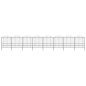 Gartenzaun mit Speerspitzen Stahl (1,75 - 2) x 13,6 m Schwarz Gartenzaun mit Speerspitzen Stahl (1,75 - 2) x 13,6 m Schwarz