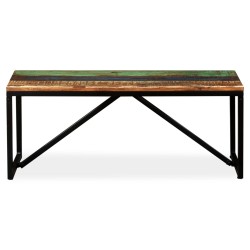 vidaXL Sitzbank Massivholz 110x35x45 cm