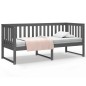vidaXL Tagesbett Grau 80x200 cm Massivholz Kiefer vidaXL Tagesbett Grau 80x200 cm Massivholz Kiefer