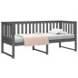 vidaXL Tagesbett Grau 80x200 cm Massivholz Kiefer vidaXL Tagesbett Grau 80x200 cm Massivholz Kiefer