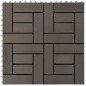 22 Stk. Terrassenfliesen 30 x 30 cm 2 qm WPC Dunkelbraun 22 Stk. Terrassenfliesen 30 x 30 cm 2 qm WPC Dunkelbraun