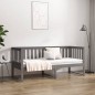 vidaXL Tagesbett Grau 80x200 cm Massivholz Kiefer vidaXL Tagesbett Grau 80x200 cm Massivholz Kiefer