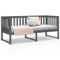 vidaXL Tagesbett Grau 80x200 cm Massivholz Kiefer vidaXL Tagesbett Grau 80x200 cm Massivholz Kiefer