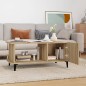 vidaXL Couchtisch Sonoma-Eiche 90x50x40 cm Holzwerkstoff vidaXL Couchtisch Sonoma-Eiche 90x50x40 cm Holzwerkstoff