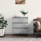 vidaXL Sideboard Betongrau 60x35x70 cm Holzwerkstoff vidaXL Sideboard Betongrau 60x35x70 cm Holzwerkstoff