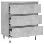 vidaXL Sideboard Betongrau 60x35x70 cm Holzwerkstoff vidaXL Sideboard Betongrau 60x35x70 cm Holzwerkstoff