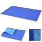vidaXL Picknickdecke Blau und Hellblau 100x150 cm vidaXL Picknickdecke Blau und Hellblau 100x150 cm