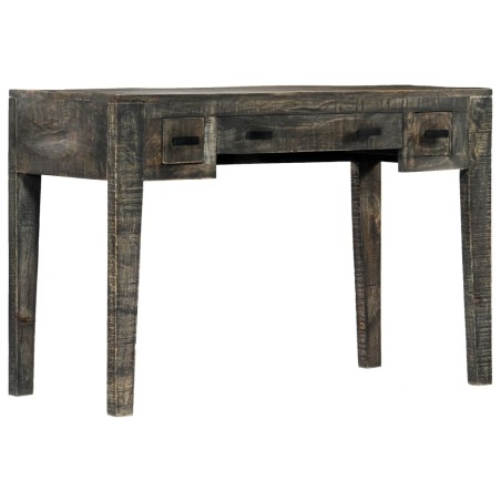 vidaXL Schreibtisch Schwarz 110×50×75 cm Massivholz Mango
