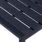 vidaXL Gartenbank 180 cm PS-Platte Schwarz vidaXL Gartenbank 180 cm PS-Platte Schwarz