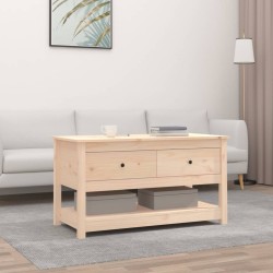 vidaXL Couchtisch 102x49x55 cm Massivholz Kiefer