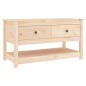 vidaXL Couchtisch 102x49x55 cm Massivholz Kiefer vidaXL Couchtisch 102x49x55 cm Massivholz Kiefer