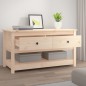 vidaXL Couchtisch 102x49x55 cm Massivholz Kiefer vidaXL Couchtisch 102x49x55 cm Massivholz Kiefer