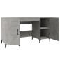 vidaXL Schreibtisch Betongrau 140x50x75 cm Holzwerkstoff vidaXL Schreibtisch Betongrau 140x50x75 cm Holzwerkstoff