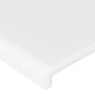 vidaXL LED Kopfteil Weiß 203x16x118/128 cm Kunstleder vidaXL LED Kopfteil Weiß 203x16x118/128 cm Kunstleder
