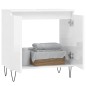 vidaXL Badschrank Hochglanz-Weiß 58x33x60 cm Holzwerkstoff vidaXL Badschrank Hochglanz-Weiß 58x33x60 cm Holzwerkstoff