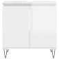 vidaXL Badschrank Hochglanz-Weiß 58x33x60 cm Holzwerkstoff vidaXL Badschrank Hochglanz-Weiß 58x33x60 cm Holzwerkstoff