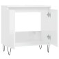 vidaXL Badschrank Hochglanz-Weiß 58x33x60 cm Holzwerkstoff vidaXL Badschrank Hochglanz-Weiß 58x33x60 cm Holzwerkstoff