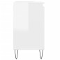 vidaXL Badschrank Hochglanz-Weiß 58x33x60 cm Holzwerkstoff vidaXL Badschrank Hochglanz-Weiß 58x33x60 cm Holzwerkstoff