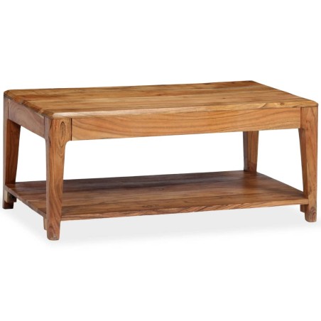 vidaXL Couchtisch Massivholz 88 x 50 x 38 cm