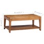 vidaXL Couchtisch Massivholz 88 x 50 x 38 cm vidaXL Couchtisch Massivholz 88 x 50 x 38 cm