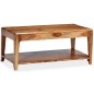 vidaXL Couchtisch Massivholz 88 x 50 x 38 cm vidaXL Couchtisch Massivholz 88 x 50 x 38 cm