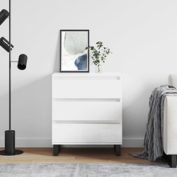 vidaXL Sideboard Hochglanz-Weiß 60x35x70 cm Holzwerkstoff