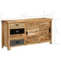 vidaXL Sideboard Mangoholz Massiv 160 x 40 x 80 cm vidaXL Sideboard Mangoholz Massiv 160 x 40 x 80 cm