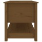 vidaXL Couchtisch Honigbraun 102x49x55 cm Massivholz Kiefer vidaXL Couchtisch Honigbraun 102x49x55 cm Massivholz Kiefer