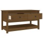 vidaXL Couchtisch Honigbraun 102x49x55 cm Massivholz Kiefer vidaXL Couchtisch Honigbraun 102x49x55 cm Massivholz Kiefer