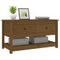 vidaXL Couchtisch Honigbraun 102x49x55 cm Massivholz Kiefer vidaXL Couchtisch Honigbraun 102x49x55 cm Massivholz Kiefer