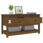 vidaXL Couchtisch Honigbraun 102x49x55 cm Massivholz Kiefer vidaXL Couchtisch Honigbraun 102x49x55 cm Massivholz Kiefer