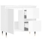 vidaXL Badschrank Hochglanz-Weiß 65x33x60 cm Holzwerkstoff vidaXL Badschrank Hochglanz-Weiß 65x33x60 cm Holzwerkstoff