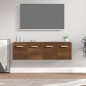 vidaXL Wandschränke 2Stk Braun Eichen-Optik 60x36,5x35cm Holzwerkstoff vidaXL Wandschränke 2Stk Braun Eichen-Optik 60x36,5x35cm Holzwerkstoff