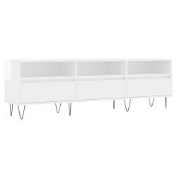vidaXL TV-Schrank Hochglanz-Weiß 150x30x44,5 cm Holzwerkstoff