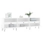 vidaXL TV-Schrank Hochglanz-Weiß 150x30x44,5 cm Holzwerkstoff vidaXL TV-Schrank Hochglanz-Weiß 150x30x44,5 cm Holzwerkstoff