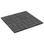 22 Stk. Terrassenfliesen 30 x 30 cm 2 qm WPC Schwarz 22 Stk. Terrassenfliesen 30 x 30 cm 2 qm WPC Schwarz