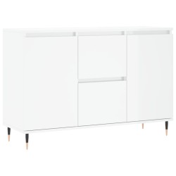 vidaXL Sideboard Hochglanz-Weiß 104x35x70 cm Holzwerkstoff