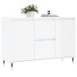 vidaXL Sideboard Hochglanz-Weiß 104x35x70 cm Holzwerkstoff vidaXL Sideboard Hochglanz-Weiß 104x35x70 cm Holzwerkstoff